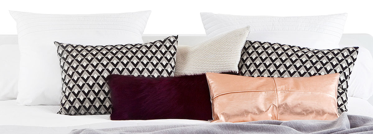 Sierkussen View op bed Sylvie