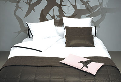 The Tuxedo Chocolate Bedroom