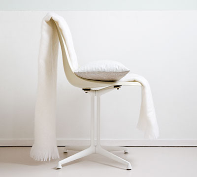 custom made plaids for the living room by Mrs.Me