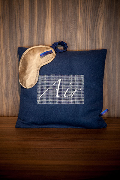 custom made eyemask and cushion