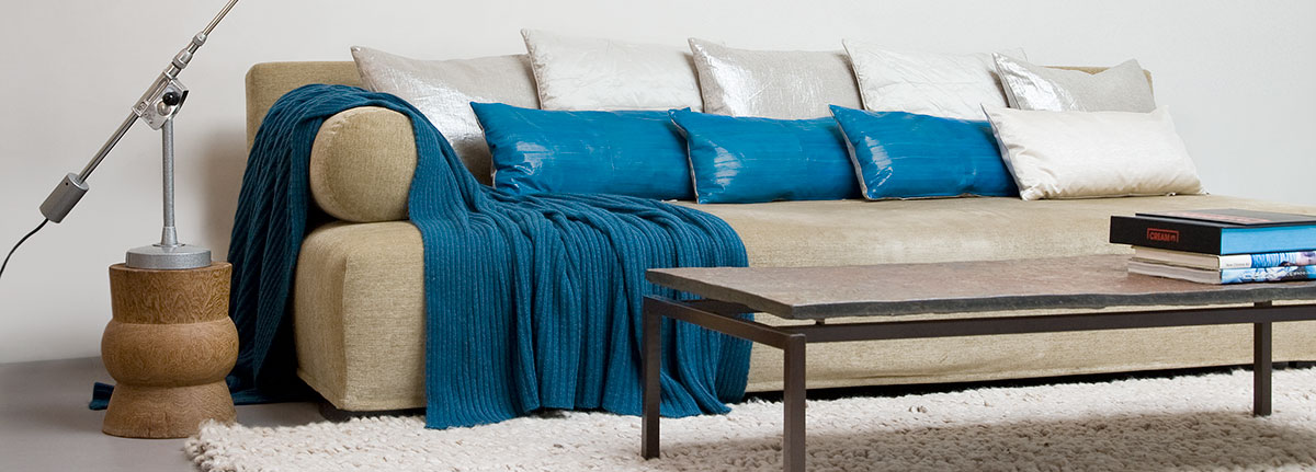 Sierkussen Dexter op bank