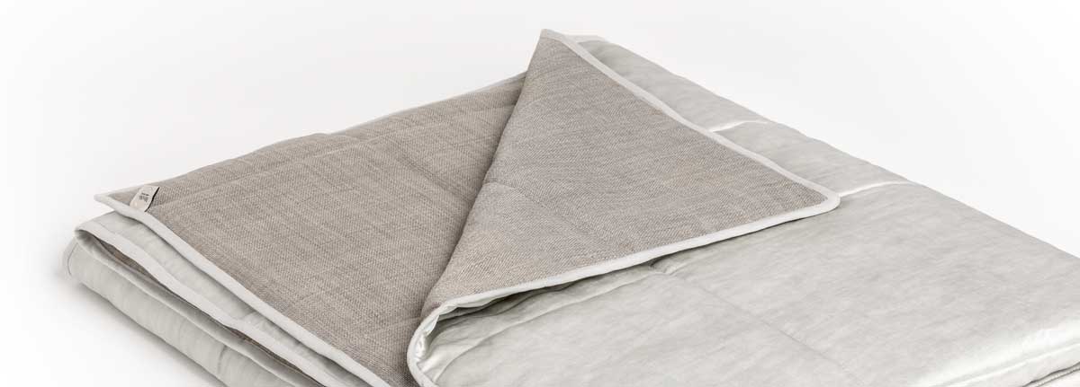 gewatteerde bedsprei Noble Silvergreen 