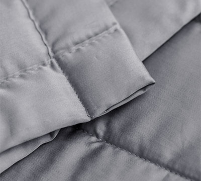 Sprei Brick gewatteerd katoen percale en satijn