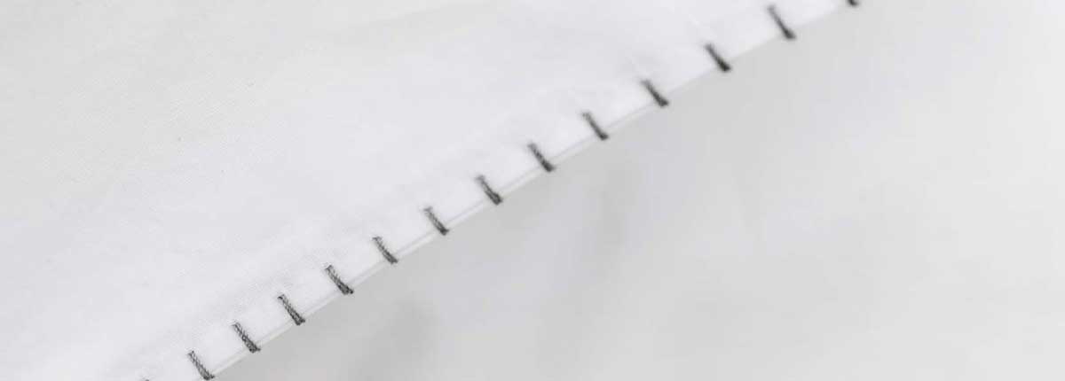 MrsMe Dekbedovertrek en slopen Lash Wit detail