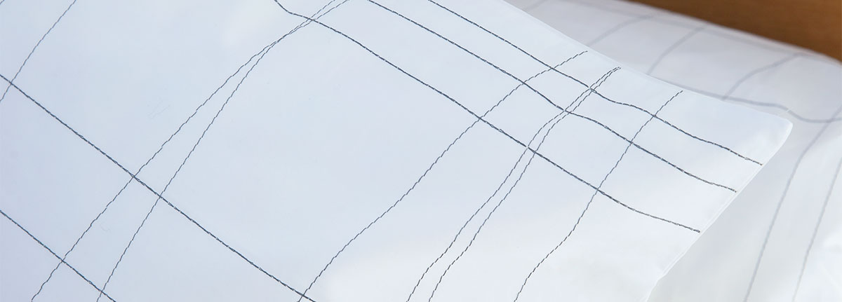 MrsMe dekbedovertrek Twine wit detail