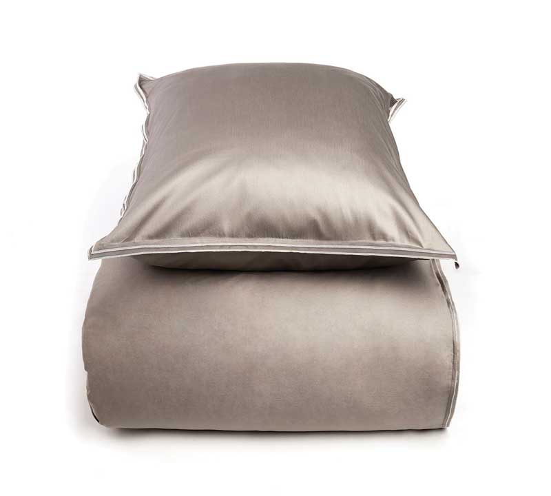 dekbedovertrek en kussenslopen Layers Taupe