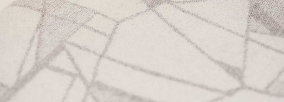 Crystalline plaid jacquard geweven wol