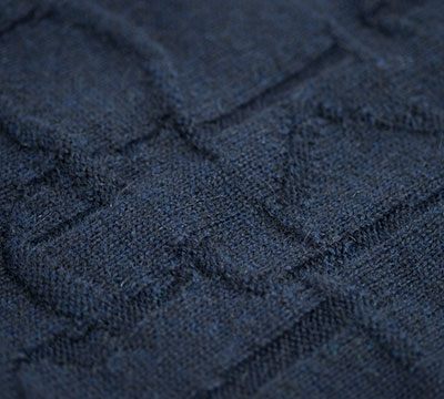 Knitted Mohair Byron  deken detail