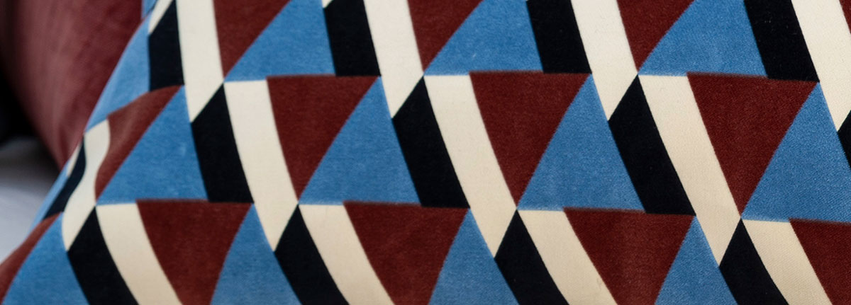 sierkussen Gem velours 