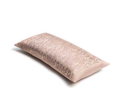 Sierkussen Obi taupe roze