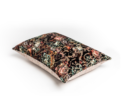 Sierkussen jacquard velours geprint 