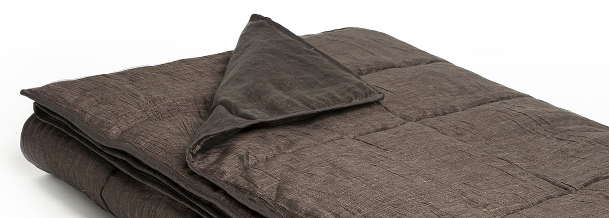 bedspread Glaze crinkled linen