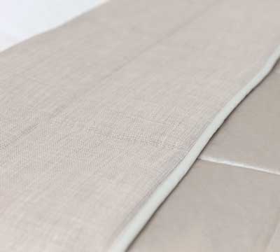 Bed-end spread Sublime metal cotton polyester