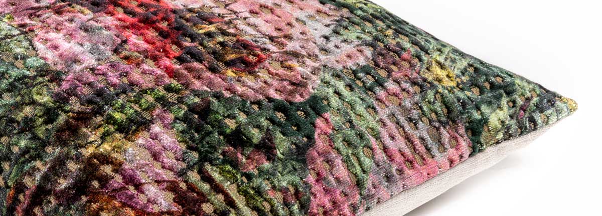 Cushion Bloom Lilac Green