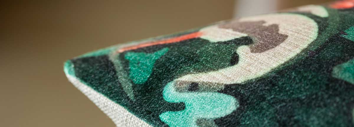 Cushion Fleur Viper Green