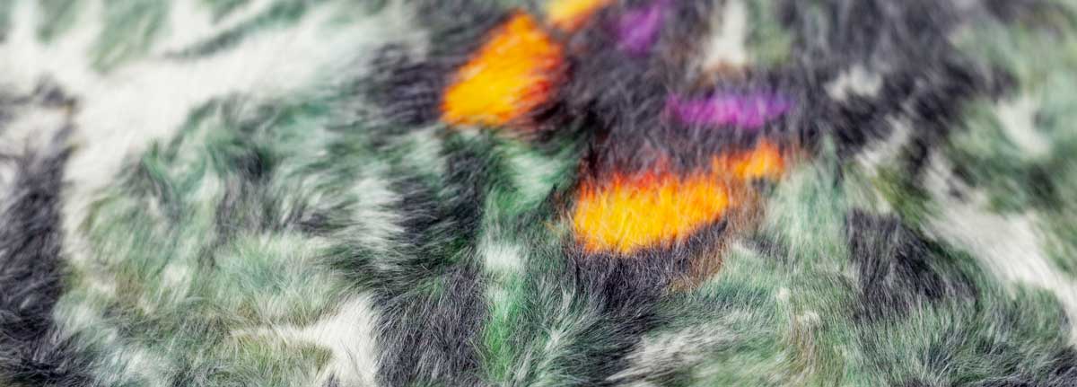 Cushion Bumblebee Multigreen viscose cotton modal