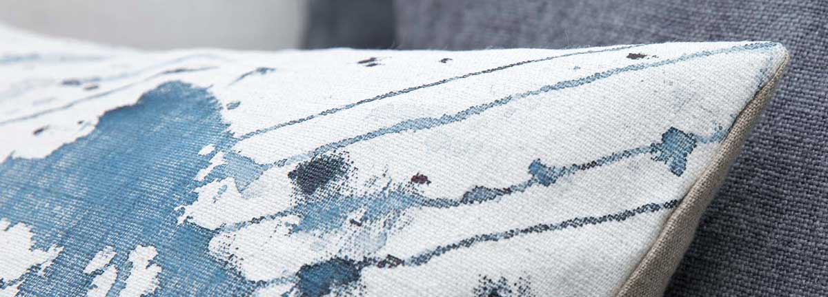 Cushion Oil on Canvas detail