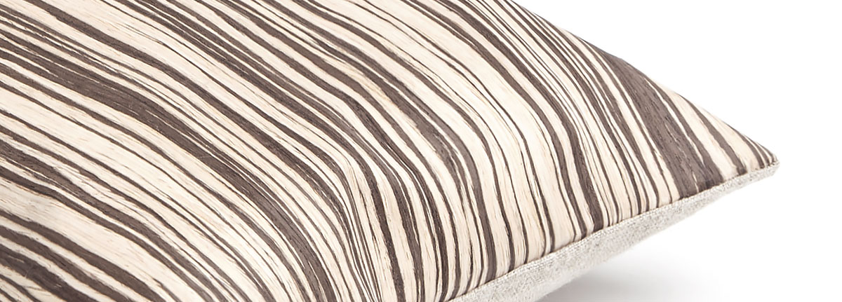 Cushion Zebrano Wood Dark version