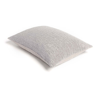 Cushion Ambrose Lightgrey knitted raffia