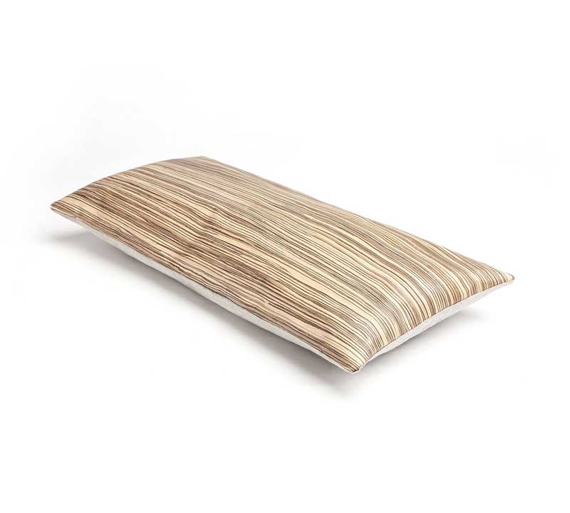 Cushion Zebrano Wood Light