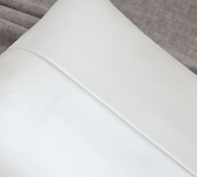 Mrs.Me Leather Cushion Pavilion Pearl