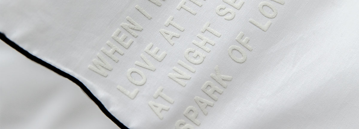 MrsMe DuvetCoverSet Pillowbook White detail