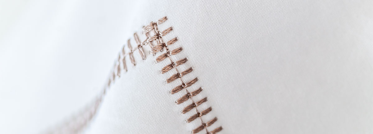 MrsMe DuvetCoverSet Zipper White Embroidery Taupe