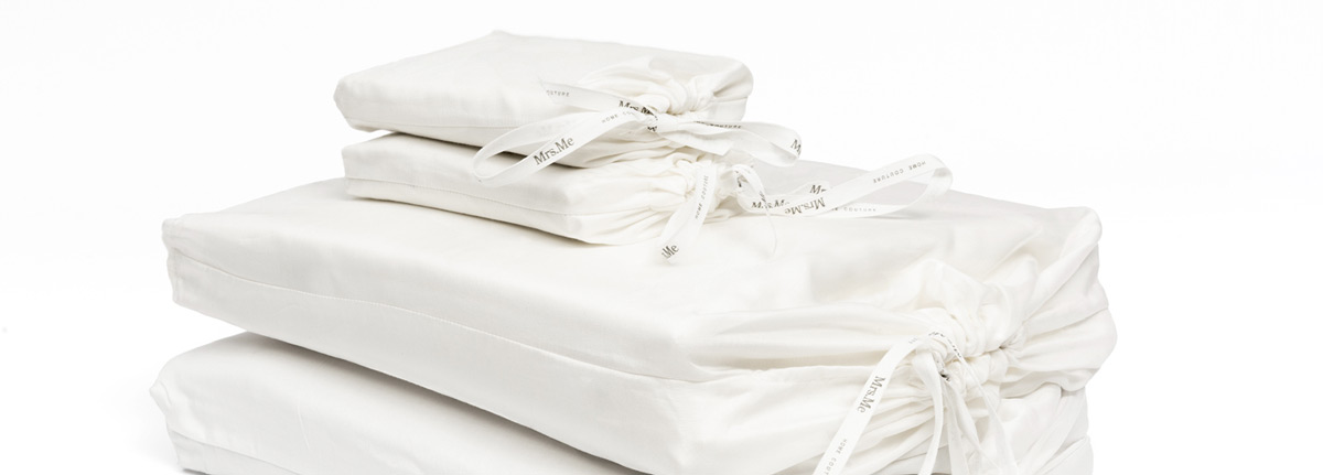 MrsMe DuvetCoverSet Cocoon Pearl pile
