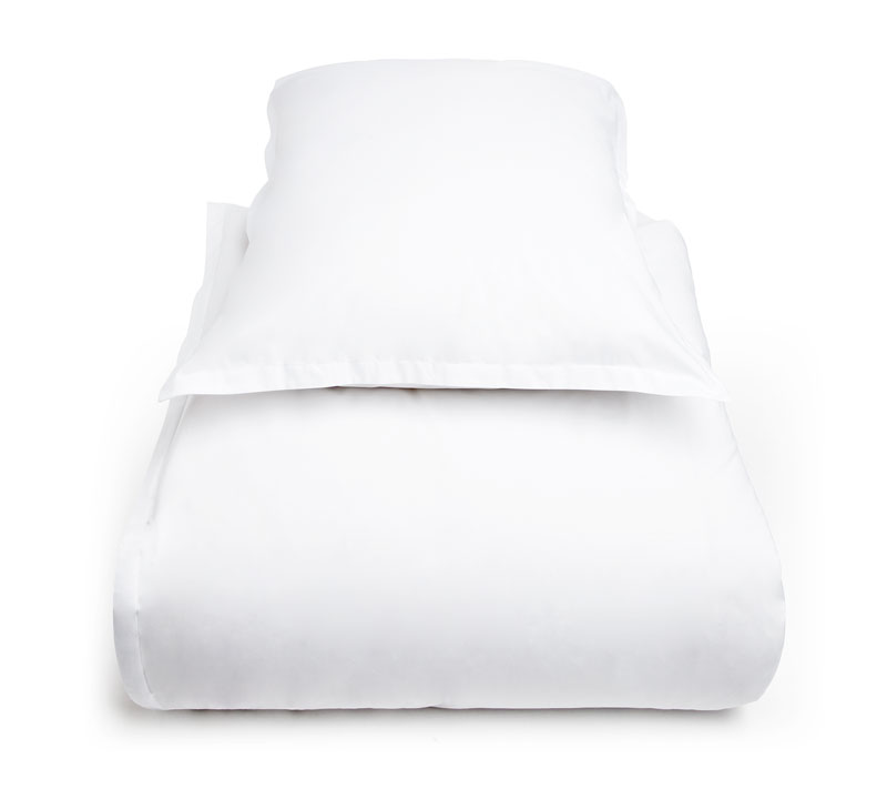 duvet cover set Silver Stitch White