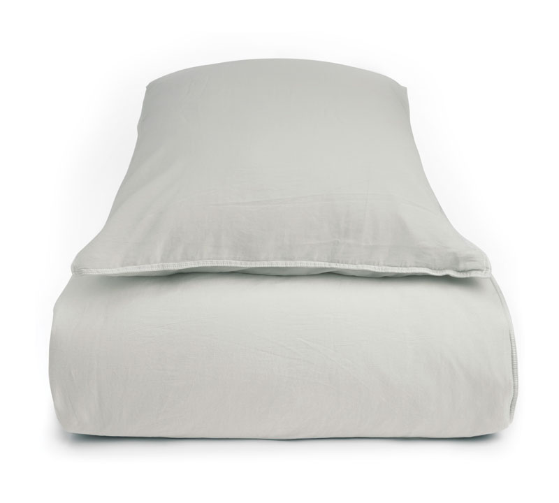 Bedlinen Stilo Celadon silk hand finish
