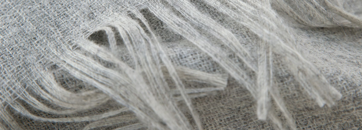 Nick blanket Lightgrey detail