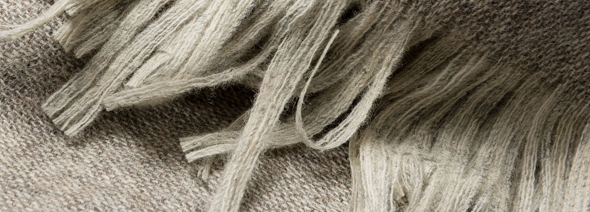 Nick blanket Oyster fringes 